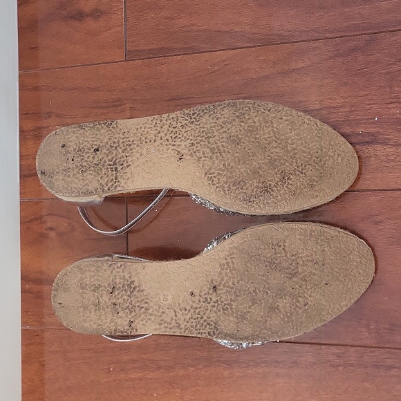 Sparkly Flat Sandles - Size 9 (Brazilian size 38) - Picture 5 of 6